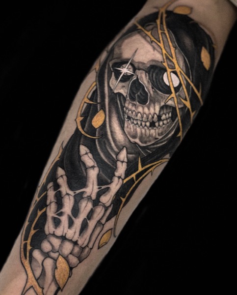 tatouage faucheuse
